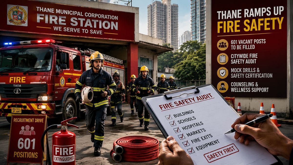 Thane Ramps Up Fire Safety: Commissioner Saurabh Rao Announces 601 Recruitments, Citywide Audit After Fatal Fire