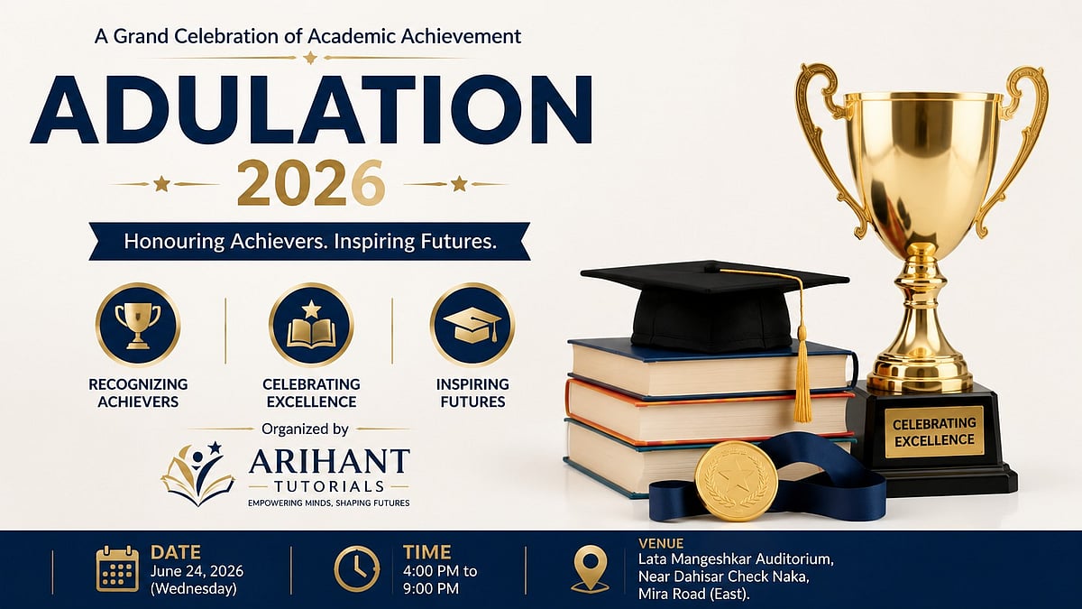 ADULATION 2026 To Honour SSC Toppers, Academic Achievers In Mira Road Today