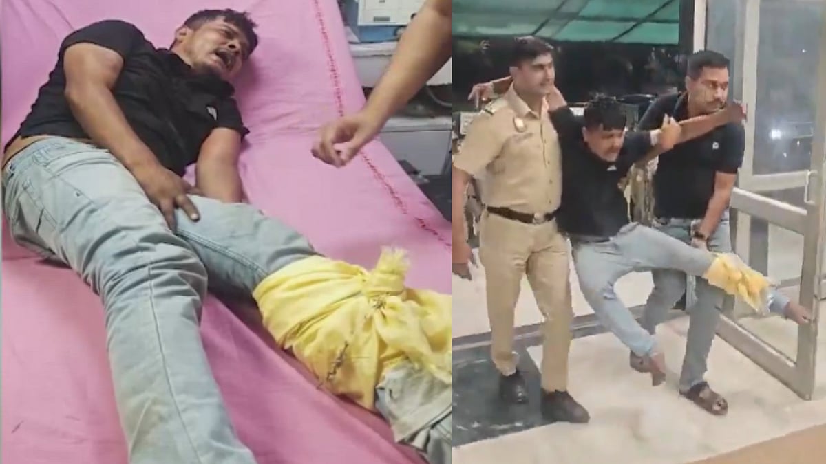 'Mar Gaya, Mar Gaya': Delhi Minor Rape-Murder Accused Cries In Pain After Being Shot In Leg During Escape Attempt In Police Custody | VIDEO