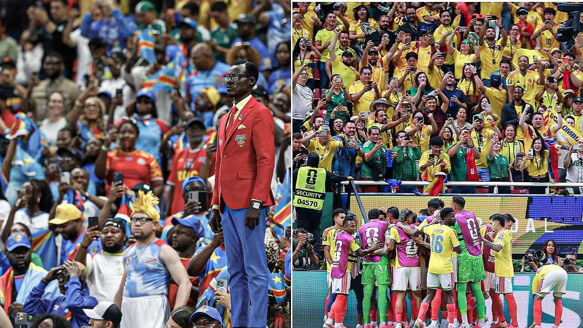 DR Congo's Viral 'Statue Fan' Steals Spotlight Despite 1-0 Defeat To Colombia At FIFA World Cup 2026 | Video