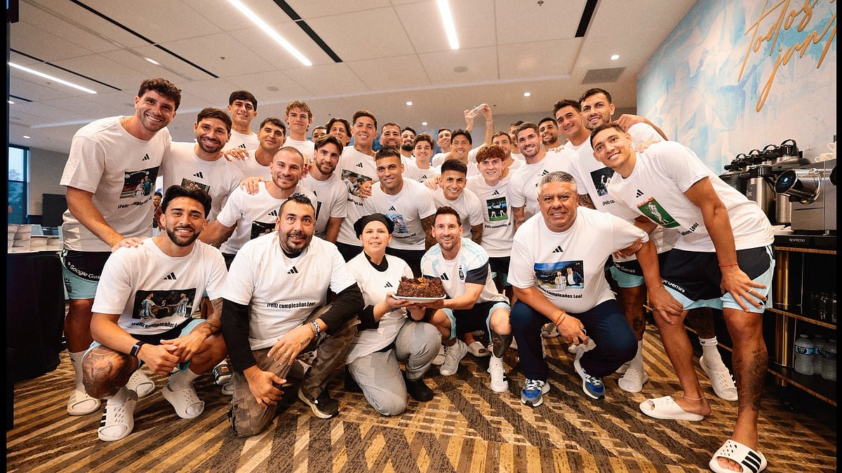 FIFA World Cup 2026: Argentina Squad Wears Personalised Lionel Messi T-Shirts For Captain's Birthday; Picture Goes Viral