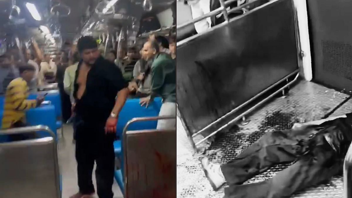 Mumbai Local Tragedy: 22-Year-Old Passenger Stabbed To Death In First-Class Coach After Argument Over Train Door In Heavy Rain | Video