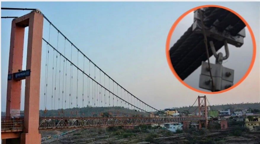 Just 5 Days After President Draupadi Murmu's Visit, Omkareshwar Suspension Bridge's Cable Breaks; Devotees Rerouted Via Old One-- VIDEO