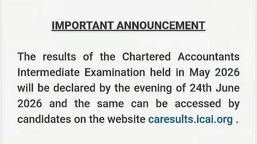 ICAI CA Intermediate Result 2026 OUT Today: Here's How You Can Access Your Scores