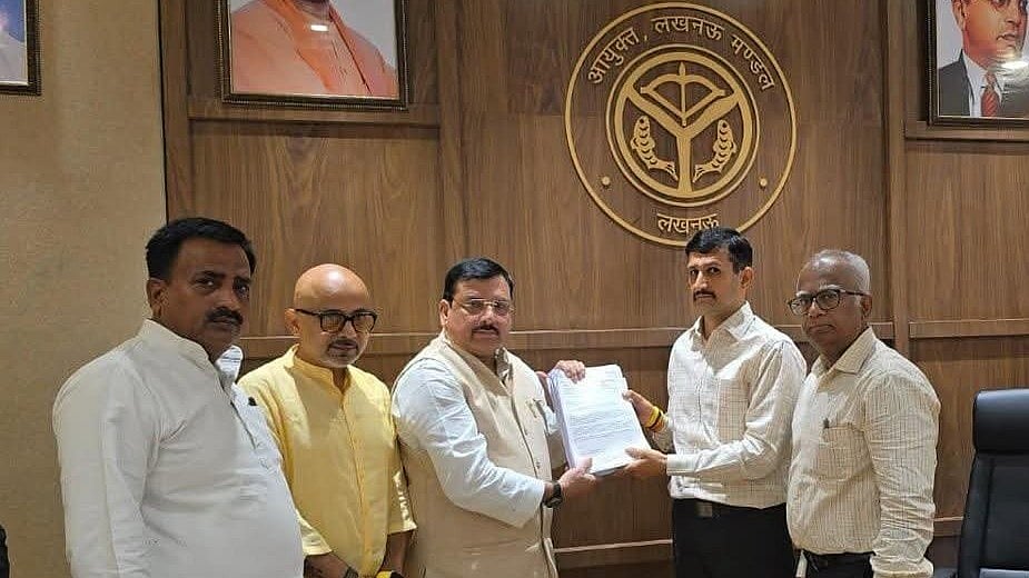 AAP Rajya Sabha MP Sanjay Singh Submits 11 Land Deal Documents To SIT, Alleges Ram Temple Land Scam