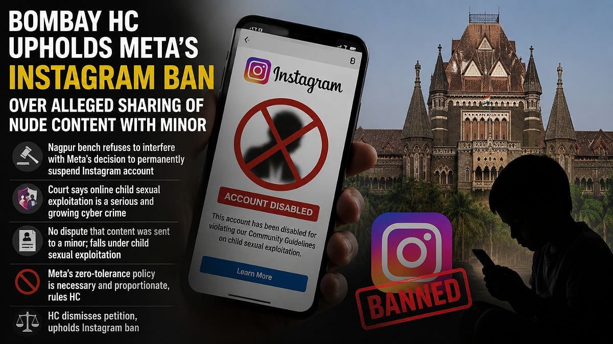 Bombay HC Upholds Meta's Instagram Ban Over Alleged Sharing Of Nude Content With Minor