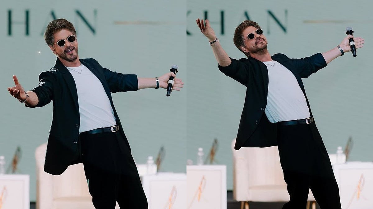 Shah Rukh Khan Grooves To Pathaan & DDLJ Songs, Strikes His Signature Pose At Mangaluru Event; Inside Videos Go Viral