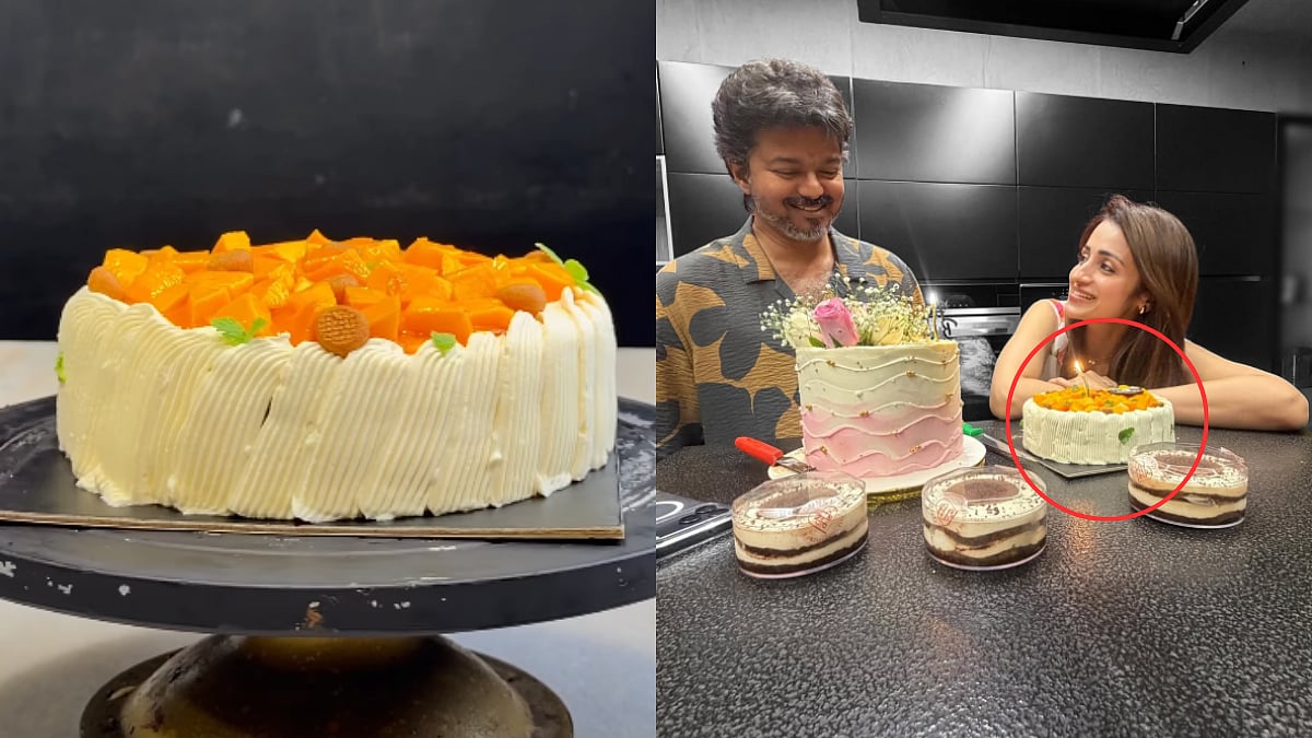What's Inside The Viral Mango Cake Trisha Gifted Vijay For His Intimate Birthday Celebration? Dessert Details Leave Fans Drooling