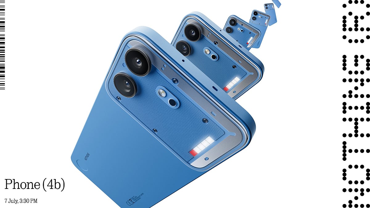 Nothing Phone 4b Design Revealed Ahead Of July 7 India Launch: Dual Cameras, Glyph Bar, Blue Colourway Teased