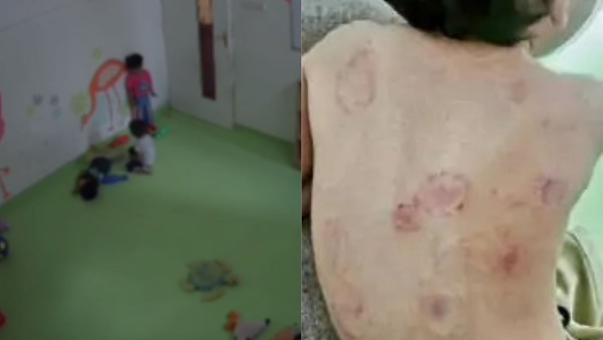 Caught On Camera: Toddler Beaten, Bitten Amid Absence Of Staff At Chhatrapati Sambhajinagar Pre-School; 6 Booked