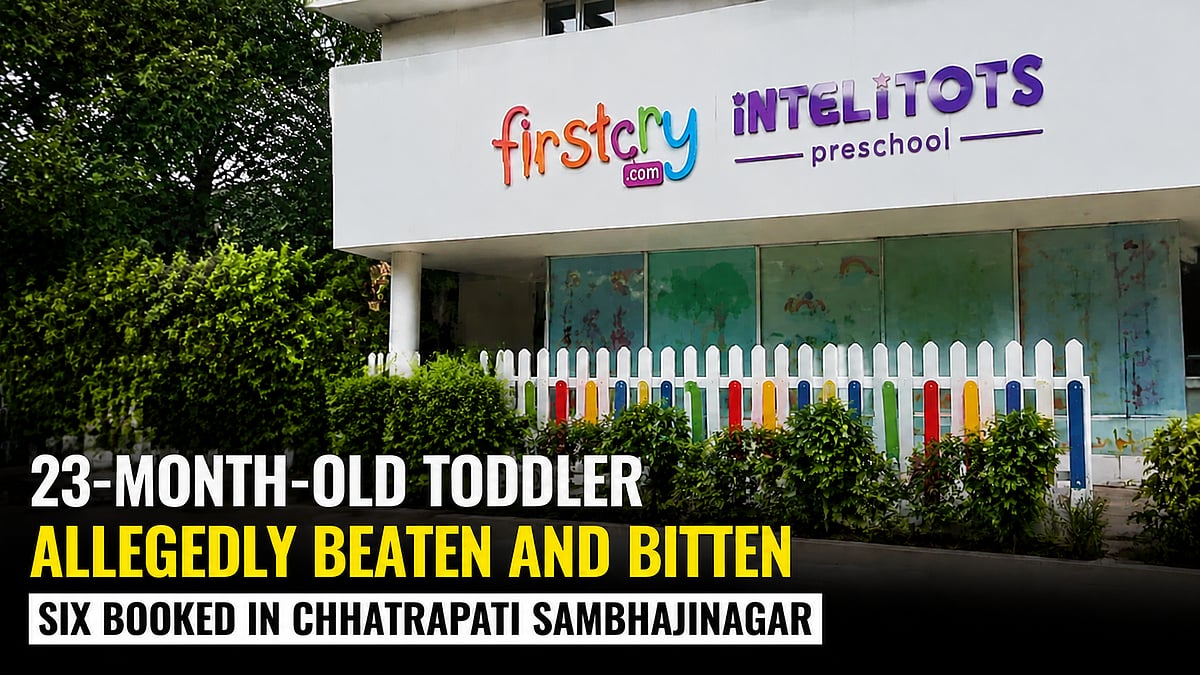 23-Month-Old Toddler Allegedly Beaten And Bitten By Another Child At Sambhajinagar Preschool After Being Left Unsupervised; Six Booked 