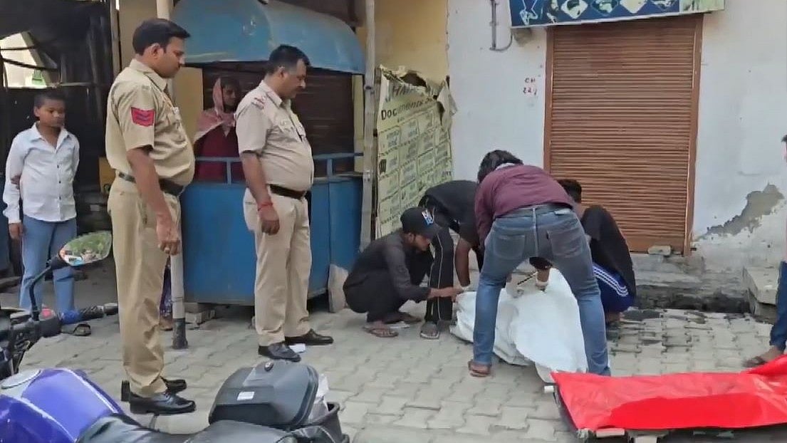 Video: Youth Dies After Falling Into Open Drain In Delhi's Narela