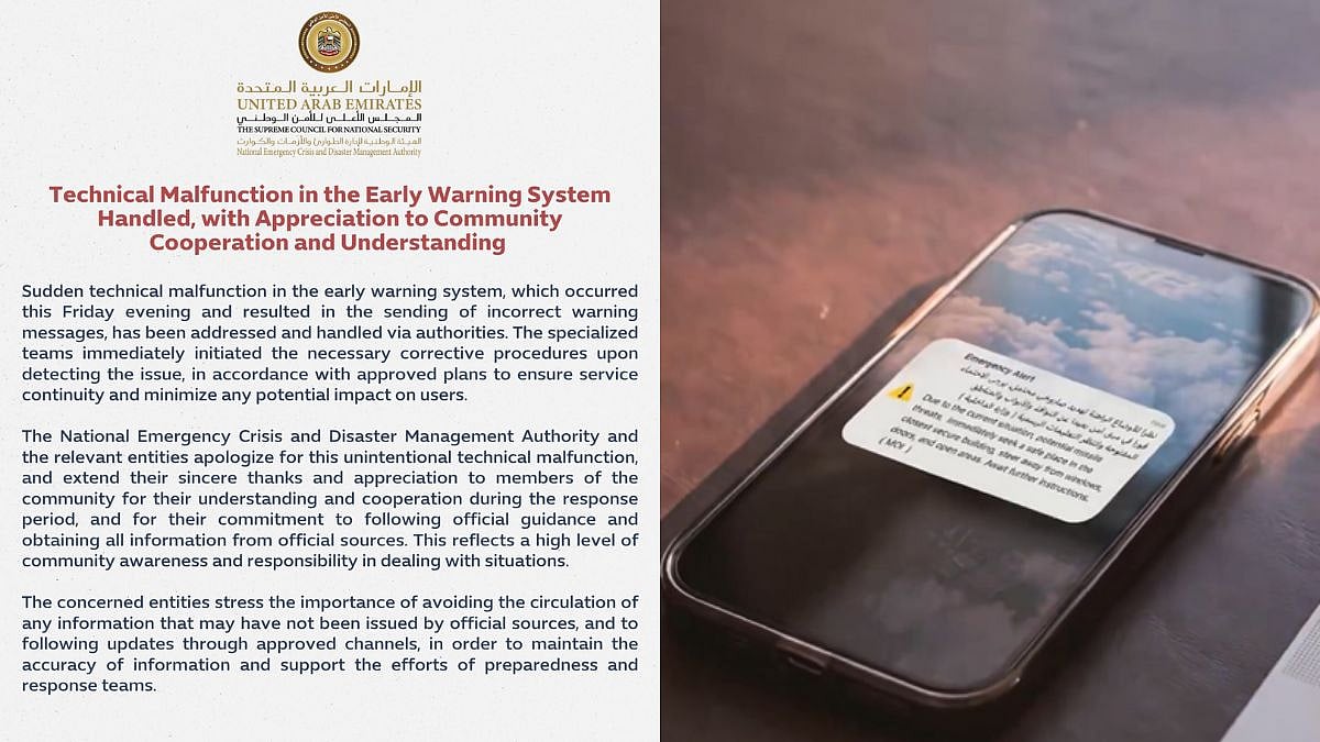 UAE Says Technical Glitch Triggered False Missile Warning, Apologises For Emergency Alert