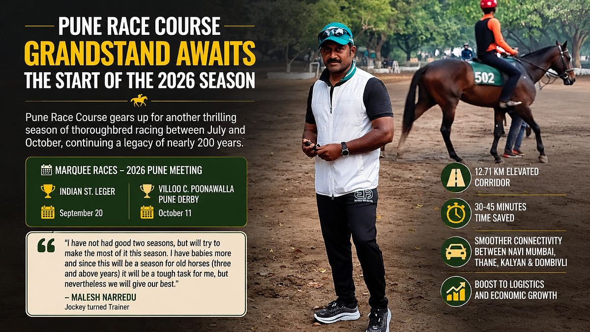 Pune Race Course Gears Up For 2026 Racing Season As Trainers Prepare For Marquee Events