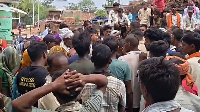 Woman Crushed By Illegal Sand Dumper In Chhatarpur; Angry Villagers Block Road, Demand Crackdown On Mining Mafia