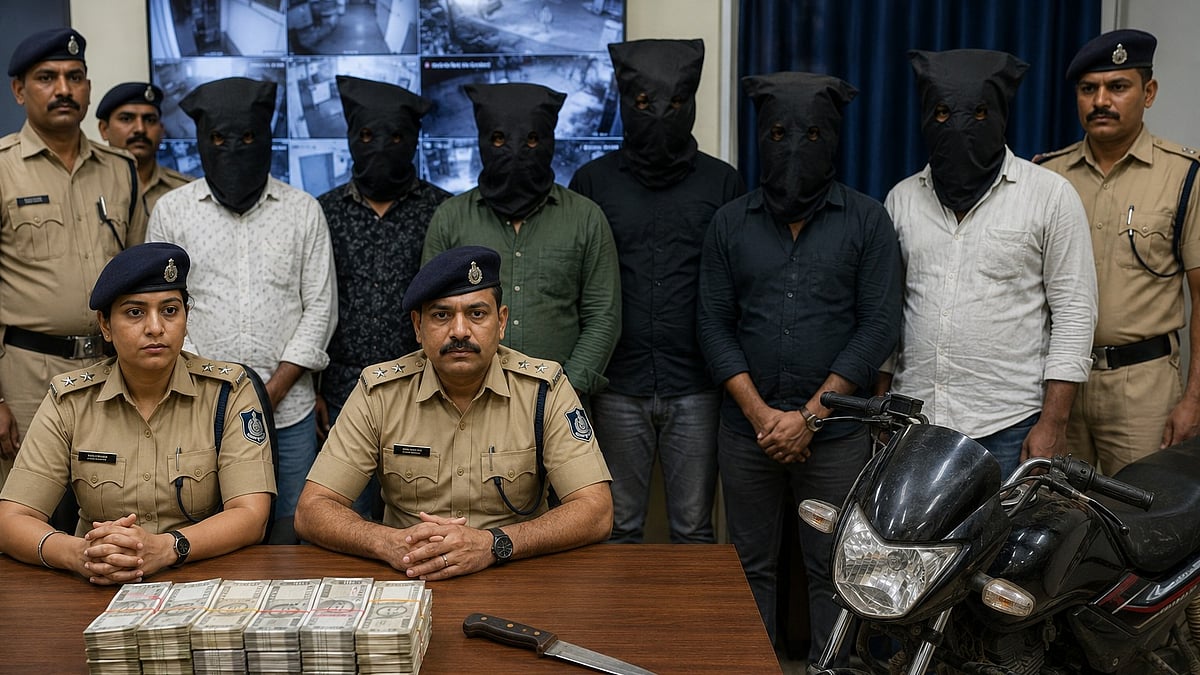 Police Crack Courier Office Robbery Case, 5 Held In Neemuch
