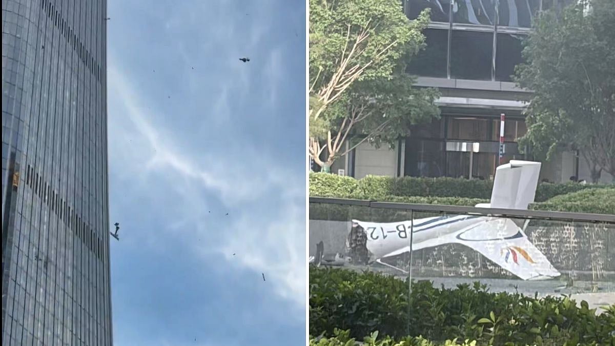 Light Aircraft Crashes Into Beijing's China Zun (CITIC Tower), Investigation Underway | Videos