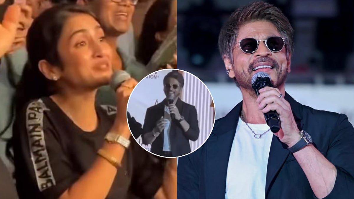 'Yeh Sab Akele Mein...' Shah Rukh Khan's Reaction Goes Viral After Female Fan Says 'I Love You More Than My Husband' At Mangaluru Event
