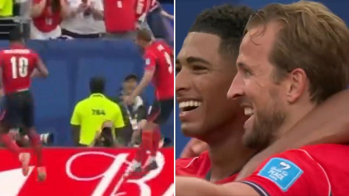 VIDEO: Jude Bellingham Copies Harry Kane's Celebration As England Score Against Panama In FIFA World Cup 2026