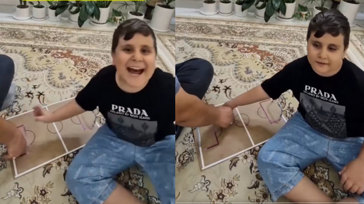 Heartwarming Scenes! Father Uses Football Tactics Board To Help Blind Son Watch Portugal vs Uzbekistan FIFA World Cup 2026 Match | Video