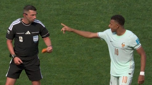 Kylian Mbappe Goes Viral For Handing Captain's Armband To Referee During France vs Norway FIFA World Cup 2026 Match | Video