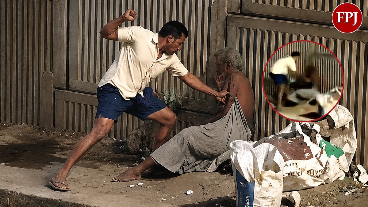 'Dragged On Road, Brutally Thrashed': BSF Jawan Assaults Elderly Father Over Land Dispute In Kanpur - VIDEO 