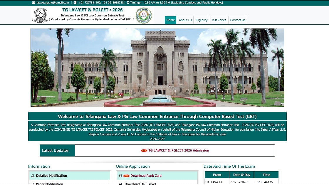 TS LAWCET & PGLCET 2026 Counselling Schedule Out At lawcet.tgche.ac.in; Registration Begins From July 5, Check Fee, Documents & Important Dates Here