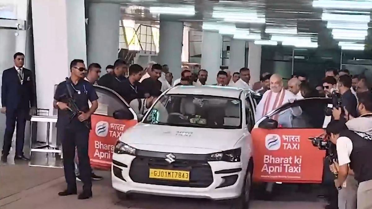 Union Home Minister Amit Shah Unveils Bharat Taxi In Gujarat, Targets Expansion To 500+ Cities In Two Years