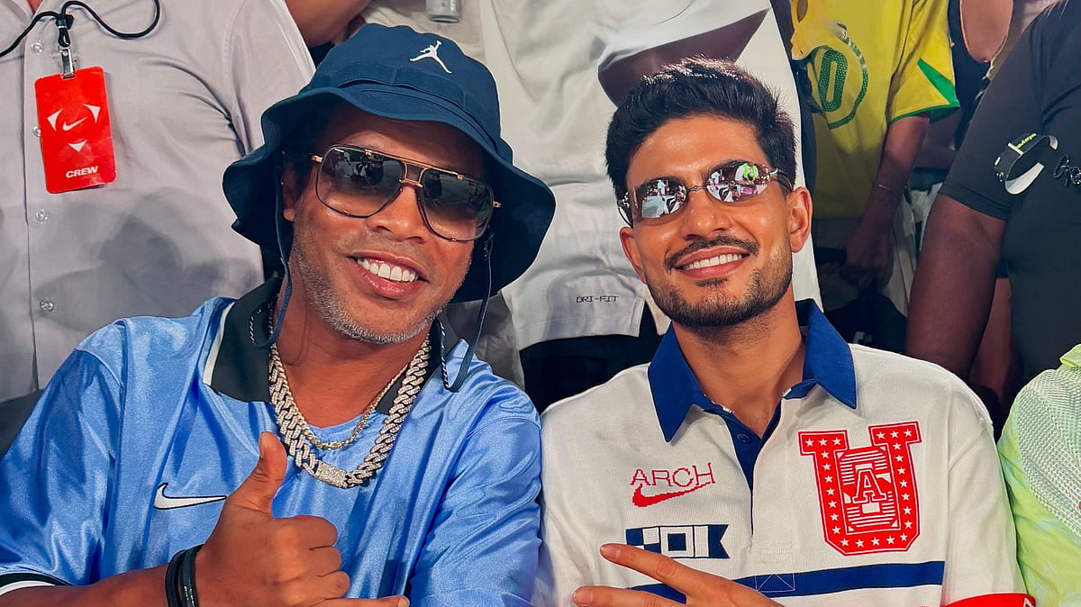 Shubman Gill Meets Up With Ronaldinho Amid FIFA World Cup 2026 Fever; Picture Goes Viral
