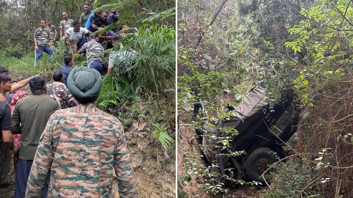 Indian Army Truck Skids Off NH-13 In Arunachal Pradesh, One Soldier Killed, Two Injured