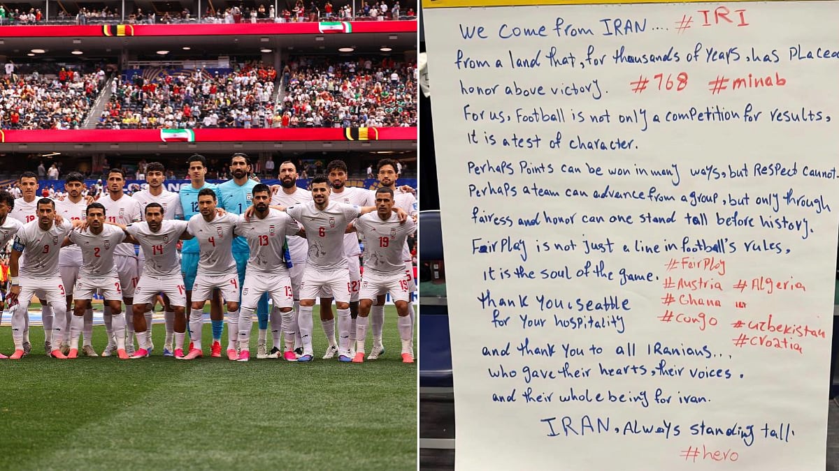 'Honor Above Victory!': Iran Leave Strong Handwritten Note In Dressing Room After Egypt Draw At FIFA World Cup 2026