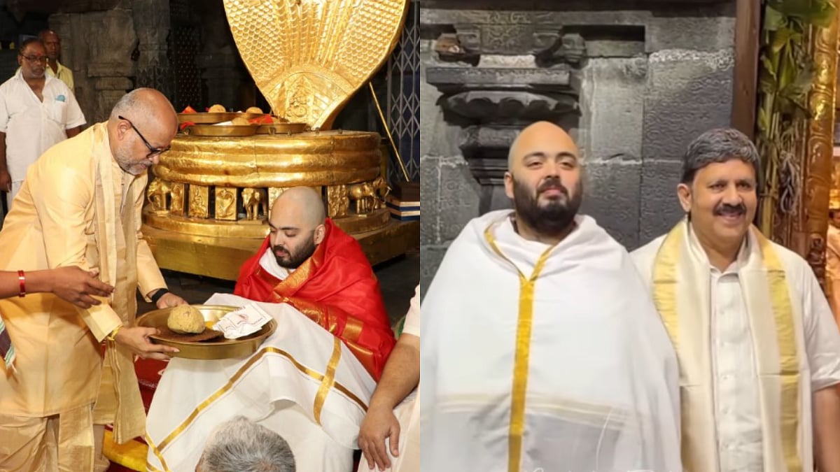 Anant Ambani Shaves His Head At Tirupati Balaji Temple; Offers His Hair To Lord As Symbol Of Surrendering & Expressing Gratitude