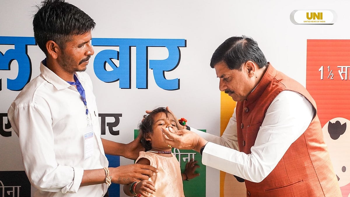 MP CM Mohan Yadav Inaugurates Polio Campaign, Attends Mann Ki Baat, Performs Yoga In Betul — VIDEO