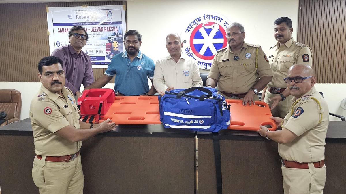 Thane Traffic Police Equipped With Emergency Trauma Kits To Improve 'Golden Hour' Survival Chances