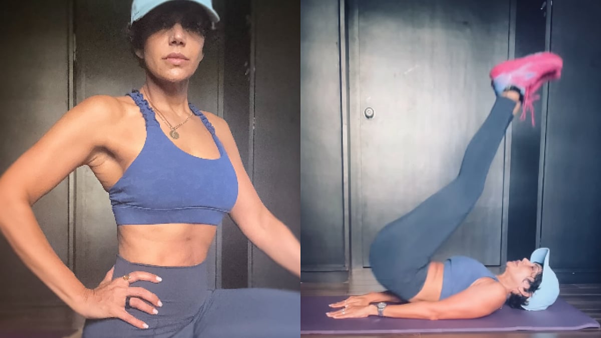 Mandira Bedi Reveals Her 'Kabhi Bhi, Kahin Bhi' Abs Workout; Says This 15-Minute Routine Is Her Fitness Secret