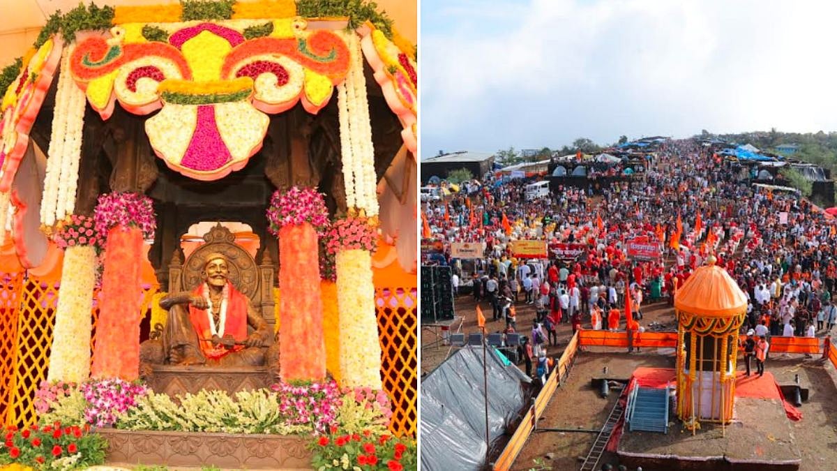 Shivaji Maharaj's 353rd Coronation Day Celebrated At Raigad; Deputy CM Eknath Shinde Announces Water Supply Scheme