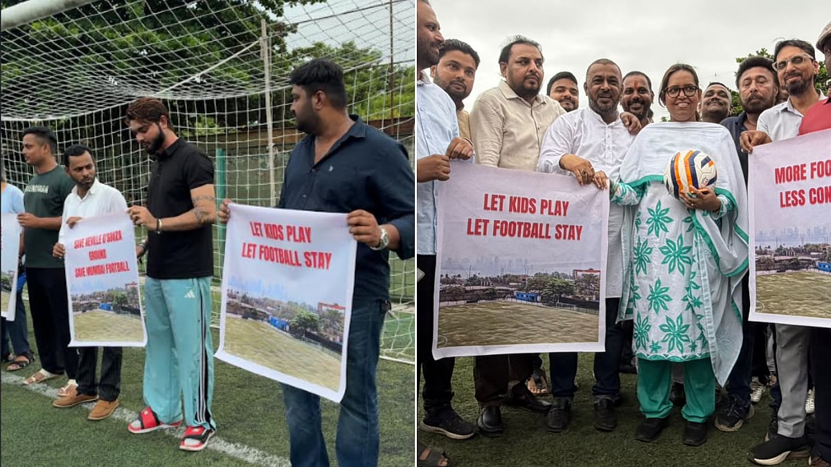 Bandra Reclamation Football Ground Conversion Plan Faces Opposition From MP Varsha Gaikwad & Protesters | Video