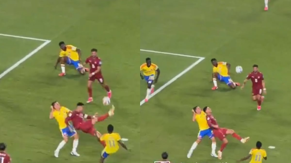 Cristiano Ronaldo's Stunning Bicycle Kick Hits Defender During Portugal vs Colombia FIFA World Cup 2026 Match | Video