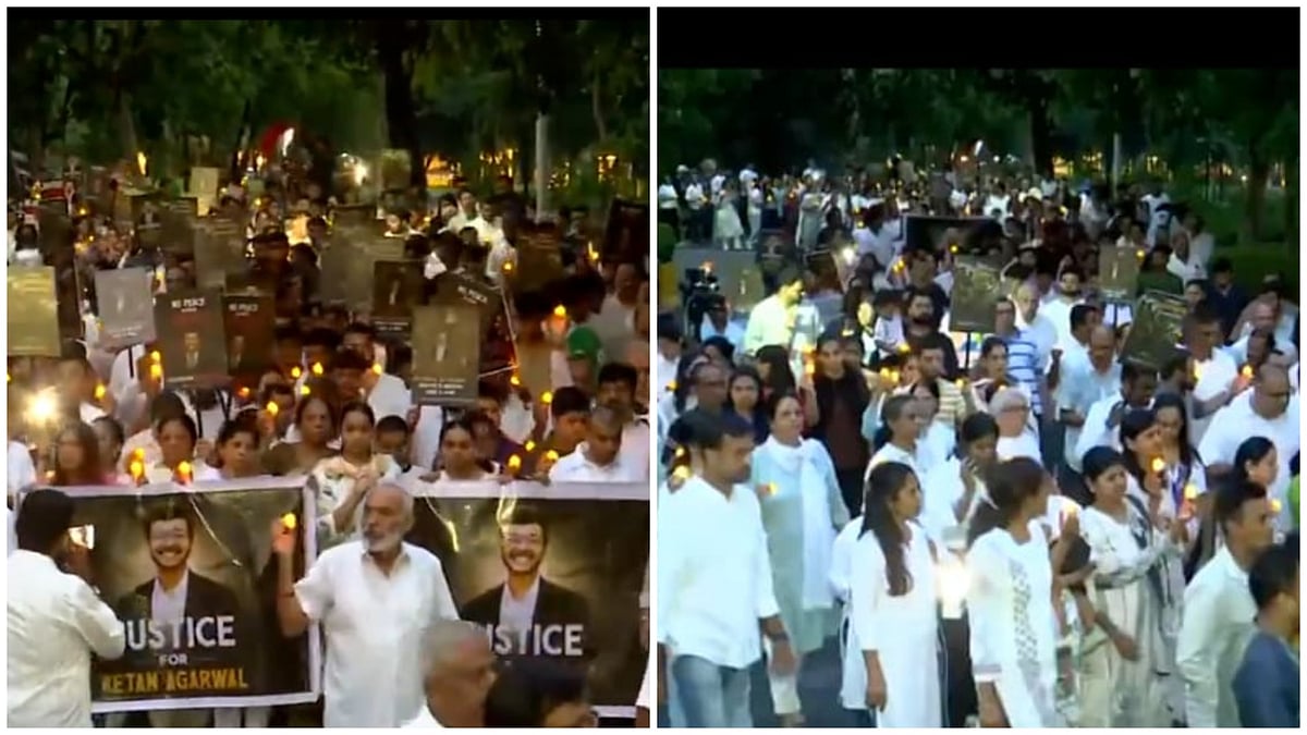 Pune: Candlelight March Held In Pimpri-Chinchwad To Seek Justice For Ketan Agarwal; Family And Residents Pay Tribute