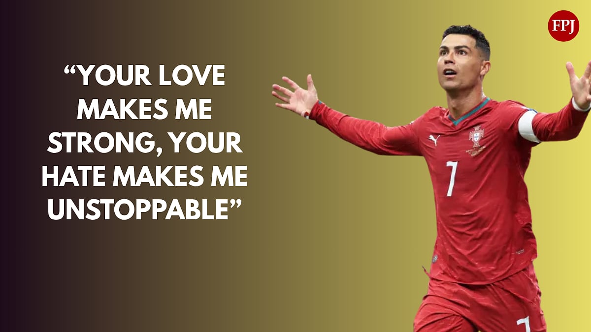 Quote Of The Day By Cristiano Ronaldo: 'Your Love Makes Me Strong, Your Hate Makes Me Unstoppable'