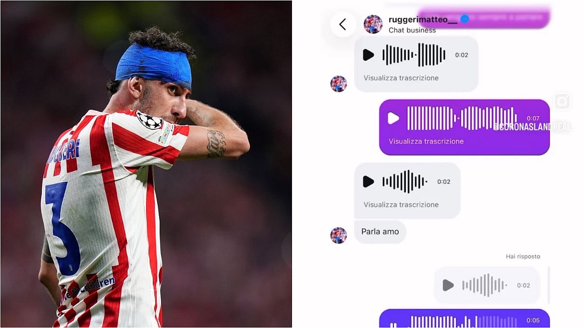 Atletico Madrid Defender Matteo Ruggeri Accused Of M*sturbating On Blasphemous & Racist Audio Messages | VIDEO