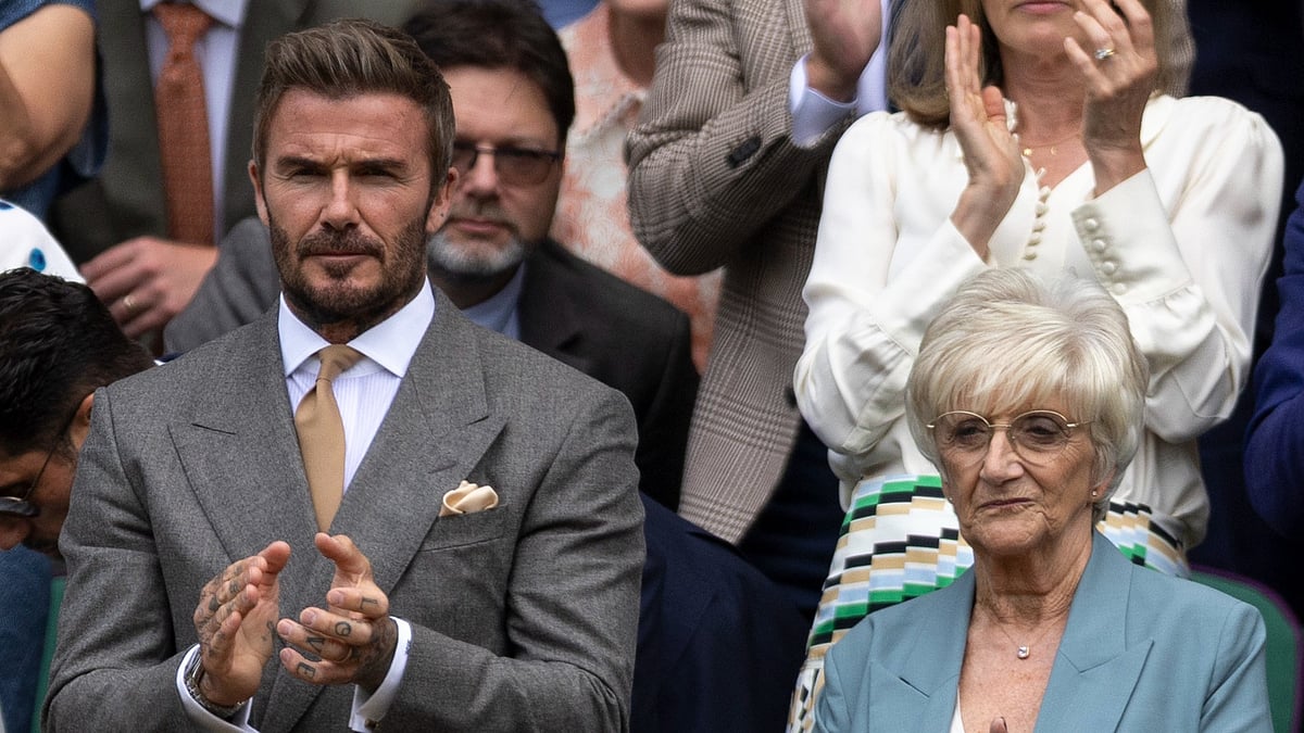 Awkward Wimbledon Reunion? David Beckham And Katherine Jenkins Sit Just Feet Away In Royal Box
