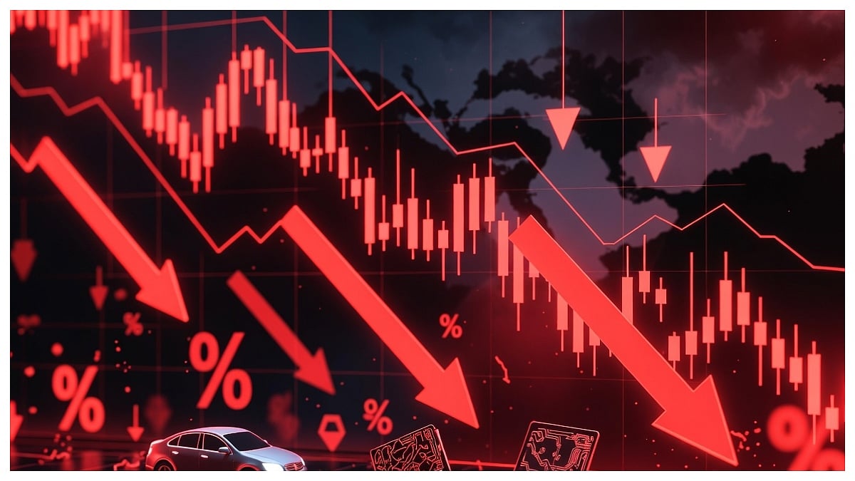 Sensex Falls 372 Points, Nifty Slips Below 24,000 As West Asia Tensions Hit Auto, IT Stocks
