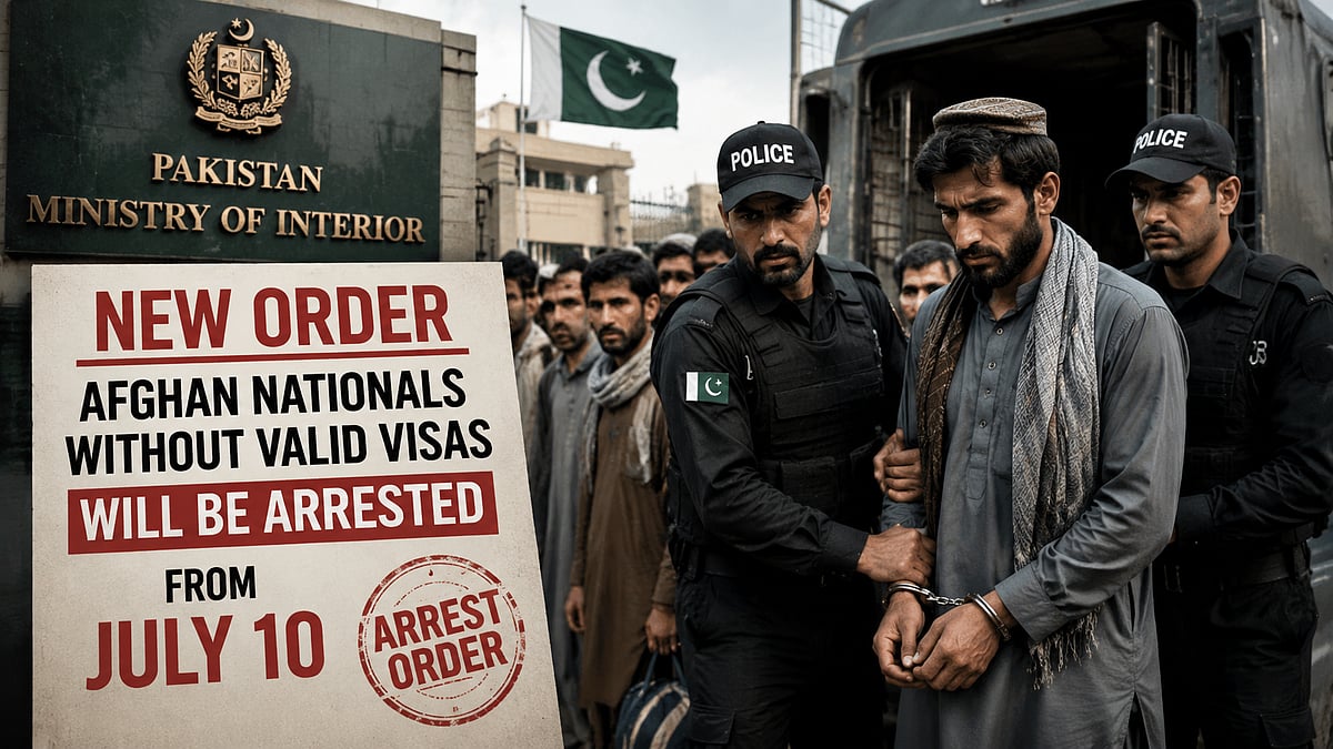 Pakistan’s Interior Ministry Orders Arrest Of Afghan Nationals Without Valid Visas From July 10