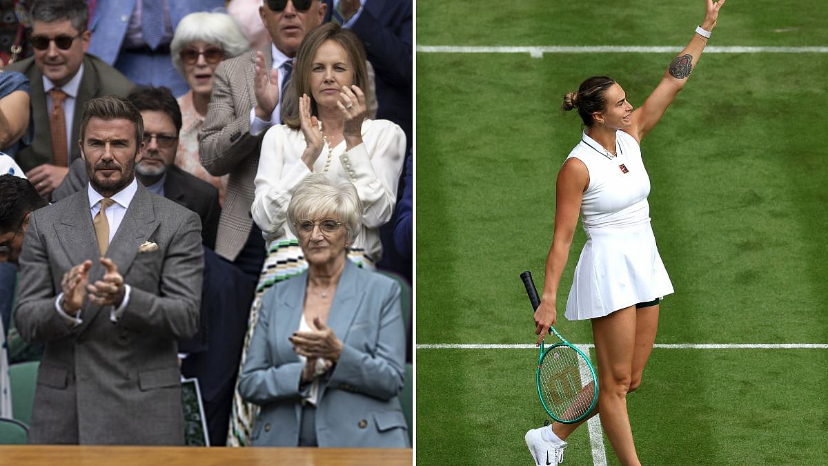 'Thank You For Being Here': Aryna Sabalenka Pauses Winning Speech To Acknowledge David Beckham's Presence At Wimbledon 2026