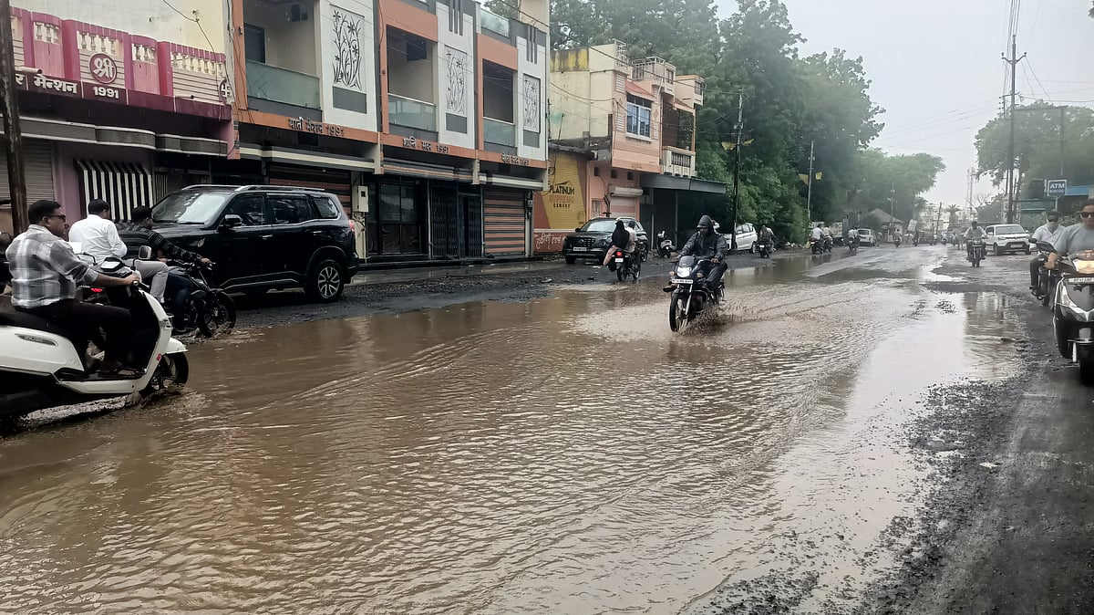 Drainage Failure Turns Sitamau Link Road Into Hazard