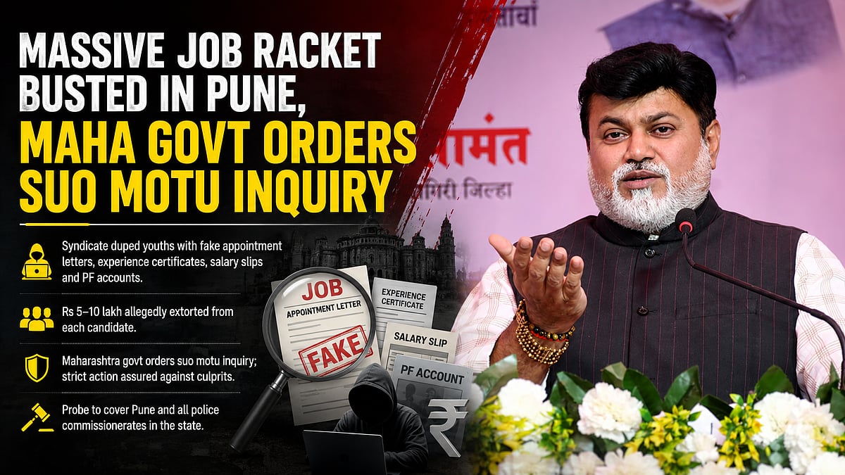 Maharashtra Govt Orders Suo Motu Inquiry Into Massive Job Racket Busted In Pune