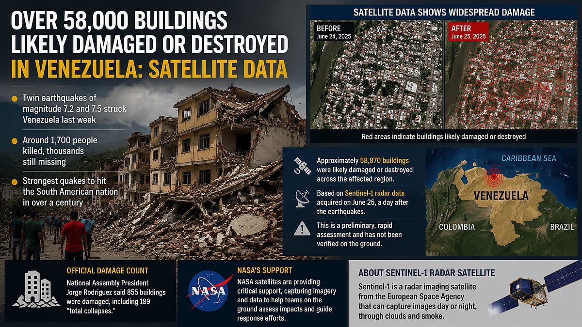 Satellite Data: Over 58,000 Buildings Damaged In Venezuela Earthquakes