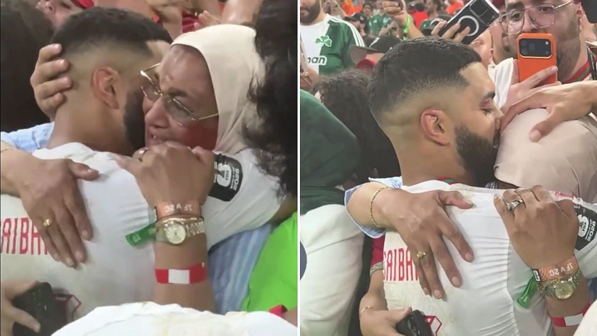 Emotional Scenes! Ismail Saibari Hugs Tearful Mother After Morocco's FIFA World Cup 2026 Heroics | VIDEO