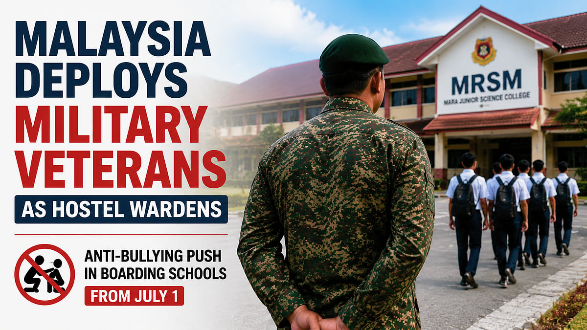'You Touch, You Go': Malaysia Deploys Military Veterans As Hostel Wardens To Tackle School Bullying
